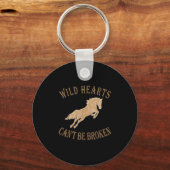 Wild Heart Can't Be Broken Funny S Sleutelhanger (Voorkant)