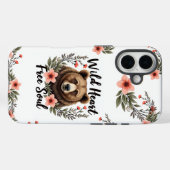 Wild Heart Free Soul Coque iphone (Verso (horizontal))