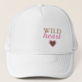 Wild Heart Leopard en Roze Trucker Pet (Voorkant)