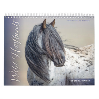 Wild Hoofbeats: Wilde paarden van Wyoming Calendar Kalender