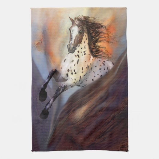 Wild Horse 2 Serviettes de cuisine (Vertical)