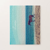 Wild Horse Beach Cute Personalized Legpuzzel (Verticaal)