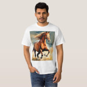 Wild Horse Collectie Mannen T-shirt (Voorkant volledig)