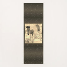 Wild Horse Foal met Stars Yoga Mat