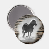 Wild Horse Galloping Magneet (Voorkant / Achterkant)