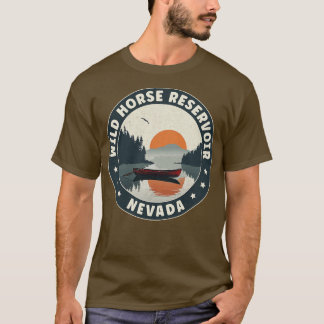 Wild Horse Reservoir Nevada zonsondergang T-shirt