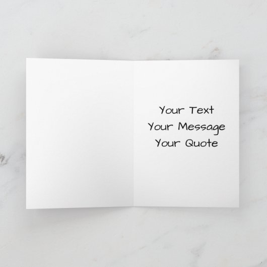 Wild Horse Witte Hengst Equine Waterverf Kaart (Binnen)