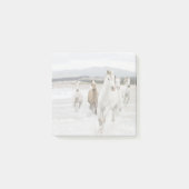 Wild Horses Galloping op het strand Post-it Notes (Voorkant)