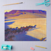 Wild Horses of Nevada door Maynard Dixon Tissuepapier (Craft)