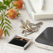 Wild Horses Silhouette Sleutelhanger (Zijkant)