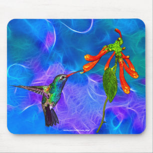 Wild Hummingbird Bird's Art Series Muismat