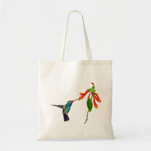 Wild Hummingbird Bird's Art Series Tote Bag