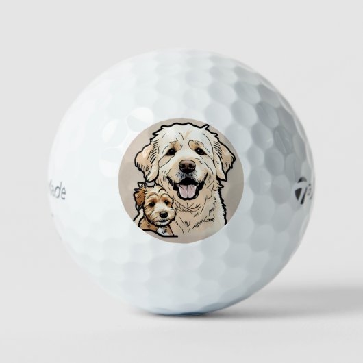 "Wild in het hart" Golfballen (Voorkant)