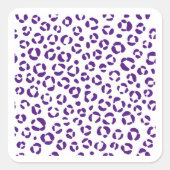 Wild in Violet Vierkante Sticker (Voorkant)