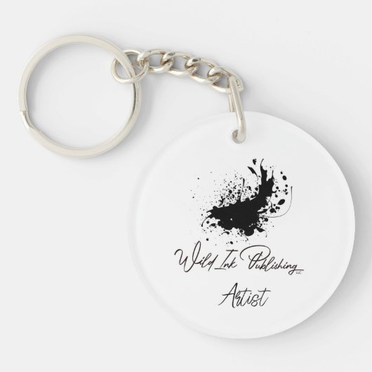 Wild Ink Publishing Kunstenaar Sleutelhanger (Voorkant)