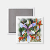 WILD IRIS ~ Magnet Magneet (Voorkant / Achterkant)