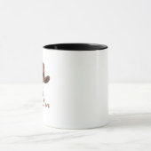 WILD IS ME BRAVE Ik ben twee-tonige koffie Mok (Midden)