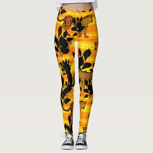 Wild jaguar leggings (Voorkant)