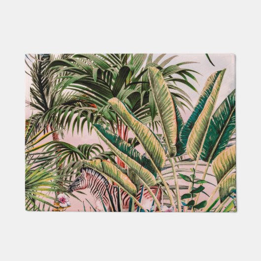 Wild jungle paradise deurmat (Voorkant)