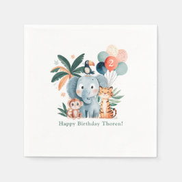 Wild Jungle Theme Birthday Party Servet