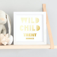 WILD KILD | NAAM DATUM EDITABLE TEKST GOLD