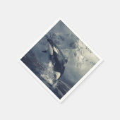 Wild Killer Whale Jumping Servet (Hoek)