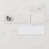 wild kippen Rooster kippen Mini Visitekaartje (Voorkant / Achterkant)