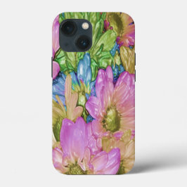 Wild Kleurrijke Daisies #22 - iPhone Case