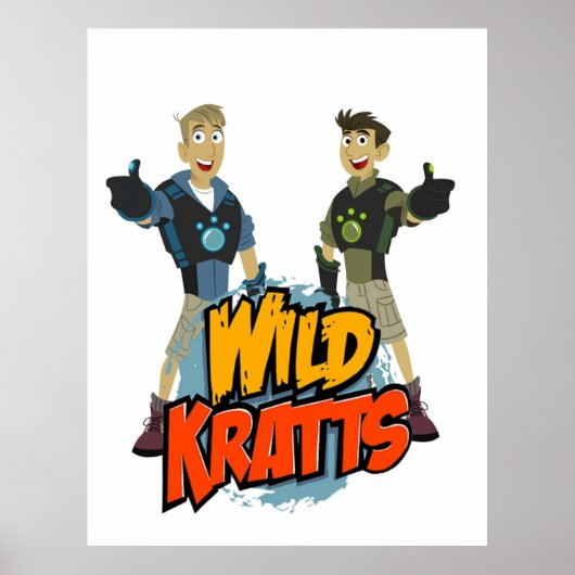 Wild Kratts Thumbs Up Poster (Voorkant)