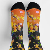 wild leaves falling crew Socks Sokken (Top)