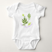 Wild Leaves op een Baby Bodysuit (Voorkant)