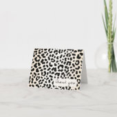 Wild Leopard Cheetah Bedankkaart (Voorkant)