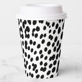 Wild Leopard Energy – Bold Animal Print Fashion Papieren Bekers