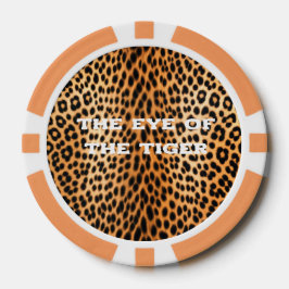 Wild Leopard Energy – Bold Animal Print Fashion Poker Chips