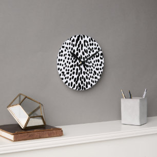 Wild Leopard Energy – Kleding met gewaagde dierenp Ronde Klok
