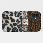 Wild Leopard Fur iPhone 5 Hoesje (Achterkant (horizontaal))