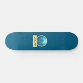 Wild Life! Great White Shark Ocean Blue Skateboard (Horz)