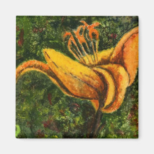 "Wild Lily" Floral Magnet Magneet