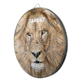 Wild Lion gepersonaliseerd Dartbord (Voorkant Rechts)