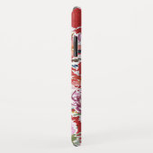 WILD LOVE Bold Red Floral Case-Mate iPhone Case (Achterkant/rechts)