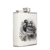 Wild Mallard Ducks Persoonlijke Sjabloon Heupfles (Rechts)