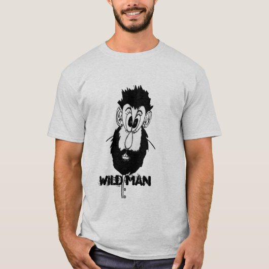 Wild Man, logo cool T-Shirt (Devant)