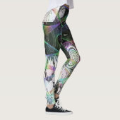 Wild Mandela Leggings de concepteur Abstrait (Droite)