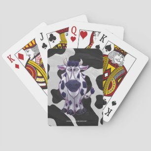 Wild Me Koe Black en White Speelkaarten