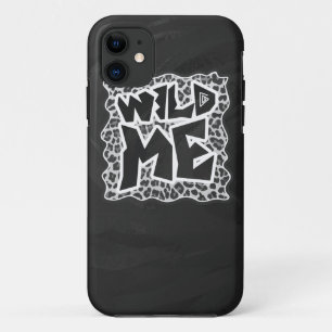 Wild Me Leopard White en Black iPhone 11 Hoesje