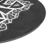 Wild Me Leopard White en Black Snijplank (Hoek)