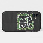Wild me Snake Black en Green Print Case-Mate iPhone Case (Achterkant (horizontaal))