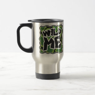Wild me Snake Black en Green Print Reisbeker