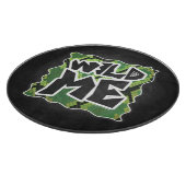 Wild me Snake Black en Green Print Snijplank (Hoek)