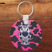 Wild Me Tiger Black en Roze Sleutelhanger (Voorkant)